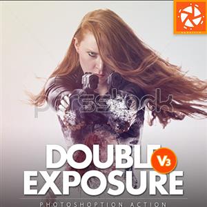 اکشن فتوشاپ تلفیق دوبل 3 Double Exposure