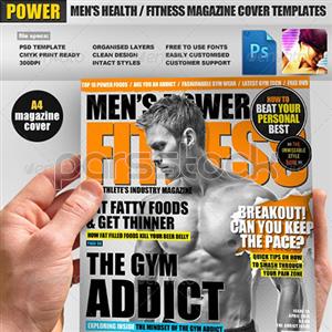 قالب جلد مجله تناسب اندام قوی ترین مردان
