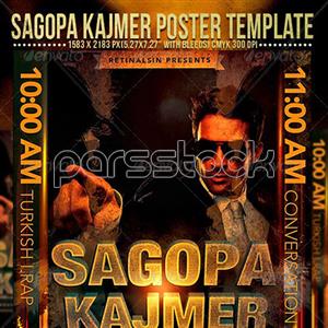 قالب پوستر Sagopa Kajmer