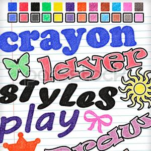 24 سبک مداد رنگی مومی Crayon