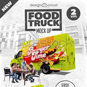 دانلود ماکآپ کامیون مواد غذایی جلد 2