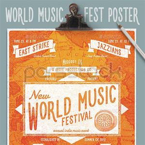 پوستر / بروشور فستیوال جهانی موسیقی