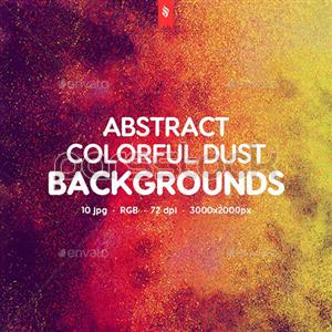 پس زمینه های رنگارنگ انتزاعی گرد و غبار 