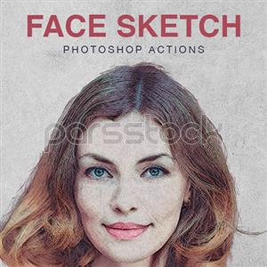 طراحی چهره - اکشن فتوشاپ