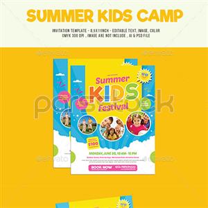 بروشور کمپ تابستانی کودکان