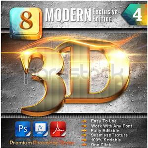8 ویرایش انحصاری مدرن سه بعدی 3D نسخه 4