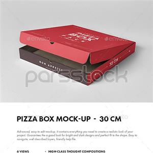 30 موکاپ جعبه پیتزا