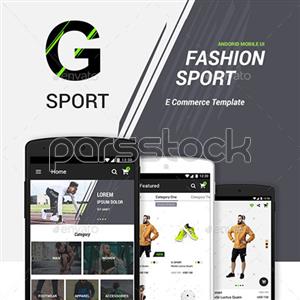 G-ورزش کیت رابط کاربر مد تجارت الکترونیک