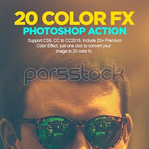 اکشن فتوشاپ رنگ آمیزی و رنگ بندی نسخه 01