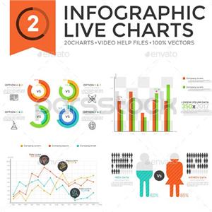 نمودارهای زنده اینفوگرافیک ویرایش نسخه 2