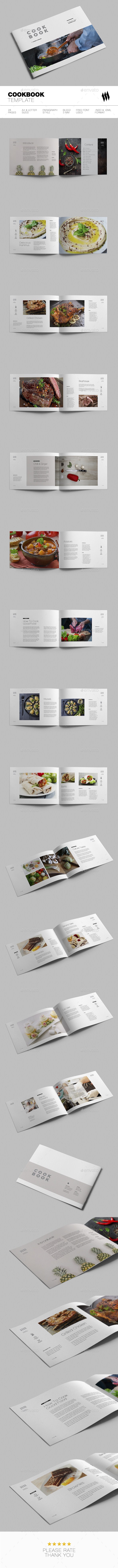 قالب کتاب آشپزی