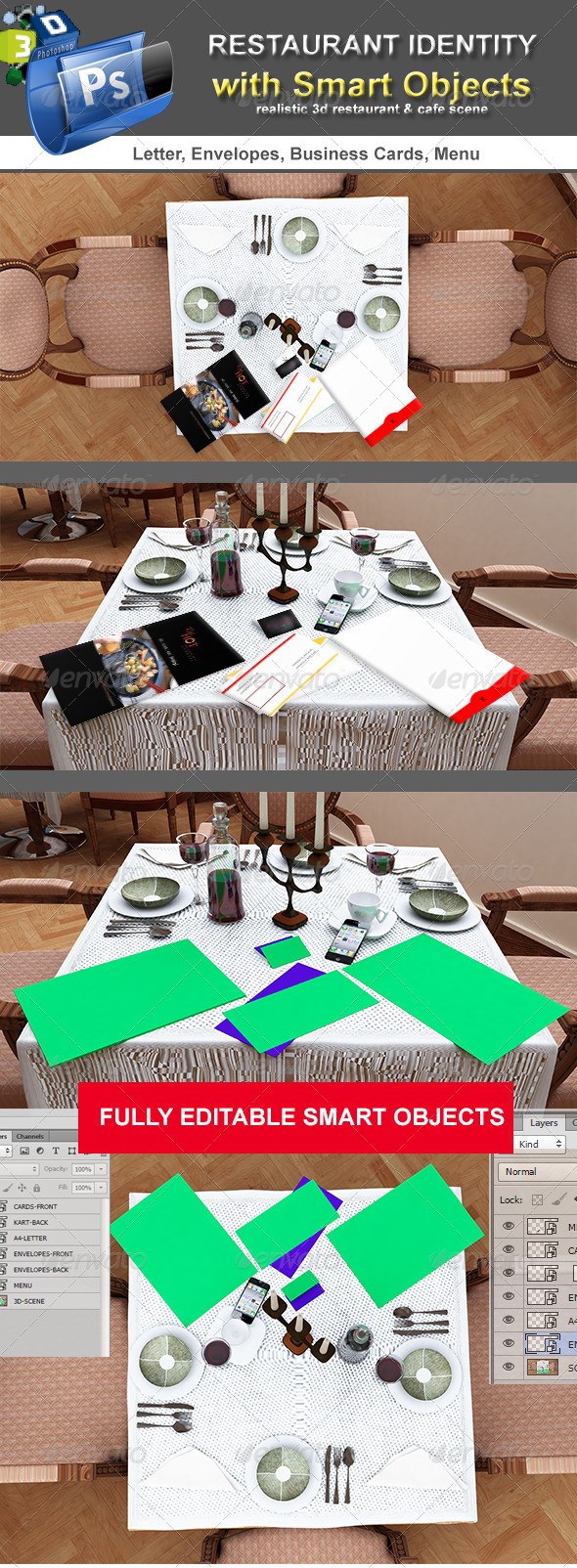 هویت رستوران - صحنه میز