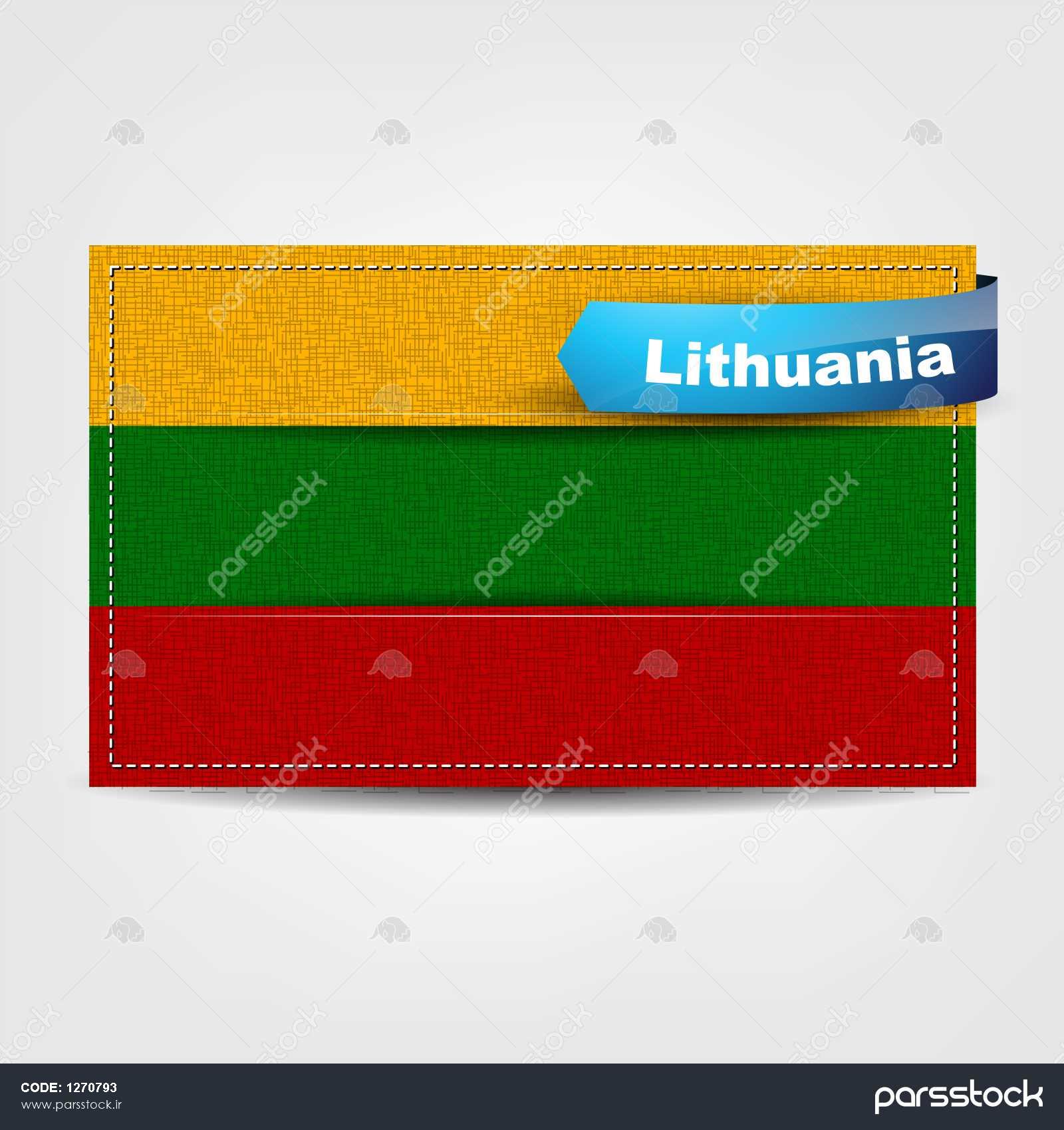 عکس پرچم کشور لیتوانی عکس پرچم کشور لیتوانی