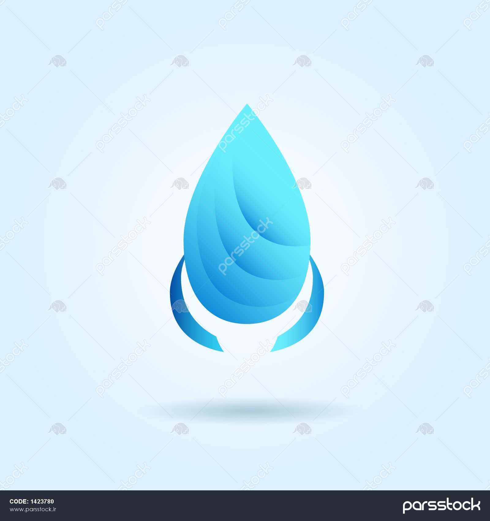قالب طراحی آرم بردار چکیده آب قطره آب موج و شکل تخم مرغ کسب و کار فن آوری طبیعت محیط زیست پزشکی و نماد سلامت وکتور لایه باز 1423780 پارس استاک