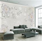 تصویر 2 از گالری عکس طرح پوستر دیواری سه بعدی گل به سبک اروپایی استریو