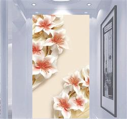 تصویر 4 از گالری عکس پوستر دیواری گل های هلندی سفید