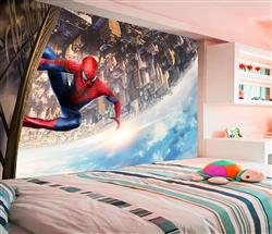 تصویر 3 از گالری عکس پوستر دیواری سه بعدی مرد عنکبوتی
