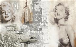 تصویر 1 از گالری عکس پوستر دیواری سه بعدی بازیگر زن هالیوود