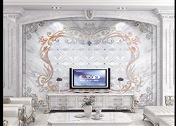 تصویر 2 از گالری عکس پوستر دیواری سه بعدی طرح قاب بژ و داخل سفید