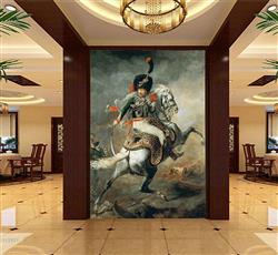تصویر 2 از گالری عکس نقاشی رنگ روغن افسر محافظ اسب سوار امپراتوری