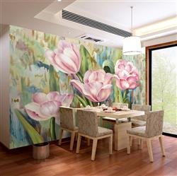 تصویر 8 از گالری عکس نقاشی گل های زیبای صورتی