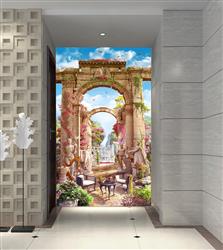 تصویر 3 از گالری عکس پوستر دیواری سه بعدی ستون ها دروازه شهر قدیمی