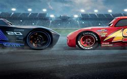 تصویر 1 از گالری عکس ماشین های قرمز و آبی در مسابقات اتومبیلرانی