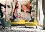 تصویر 8 از گالری عکس پوستر دیواری سه بعدی تصویر 5 زن زیبا