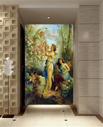 تصویر 2 از گالری عکس زنان زیبا رو با کوپید در باغ