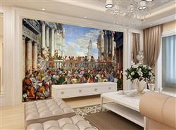تصویر 5 از گالری عکس پوستر دیواری سه بعدی نقاشی ضیافت سلطنتی