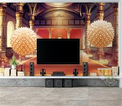 تصویر 4 از گالری عکس پوستر دیواری سه بعدی گوی های طرح دار در کاخ زیبا