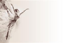 تصویر 1 از گالری عکس دختر زیبای بالرین در حال رقص