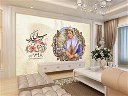 تصویر 4 از گالری عکس پوستر دیواری سه بعدی زن ایرانی برای سال نو در قاب زیبا