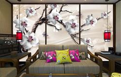 تصویر 5 از گالری عکس شکوفه های بهاری روی شاخه درخت پوستر دیواری