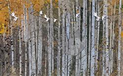 تصویر 1 از گالری عکس درختان خشک پاییز پوستر دیواری سه بعدی