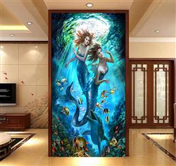 تصویر 2 از گالری عکس نقاشی پری دریایی های زیبا