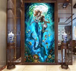 تصویر 3 از گالری عکس نقاشی پری دریایی های زیبا