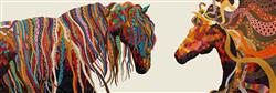 تصویر 1 از گالری عکس اسب های اصیل رنگارنگ زیبا