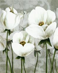 تصویر 1 از گالری عکس نقاشی گل های سفید زیبا
