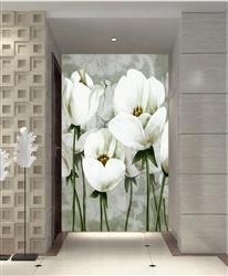 تصویر 3 از گالری عکس نقاشی گل های سفید زیبا