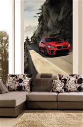 تصویر 3 از گالری عکس ماشین قرمز در جاده کوهستانی