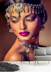 تصویر 3 از گالری عکس پرتره دختر هندی زیبا با جواهرات