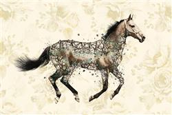 تصویر 1 از گالری عکس اسب در حال پاشش پس زمینه روشن پوستر دیواری