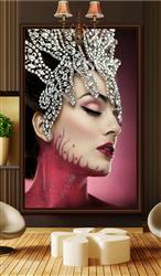 تصویر 2 از گالری عکس دختر مدل زیبا با تاج الماس