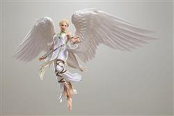 تصویر 1 از گالری عکس فرشته زیبا با بال های سفید