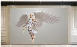 تصویر 2 از گالری عکس فرشته زیبا با بال های سفید