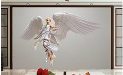 تصویر 3 از گالری عکس فرشته زیبا با بال های سفید