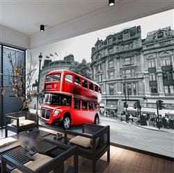 تصویر 2 از گالری عکس اتوبوس قرمز در خیابان های لندن