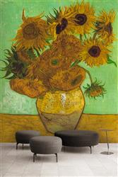 تصویر 2 از گالری عکس گل های آفتابگردان زیبا در گلدان