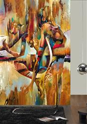 تصویر 4 از گالری عکس نقاشی مفهومی رنگارنگ دو دختر